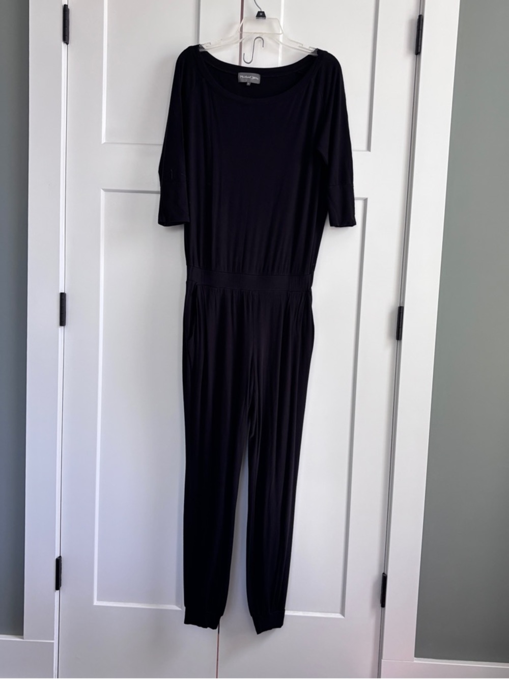 Michael stars 3/4 Sleeve Off The Shoulder Jumpsuit size